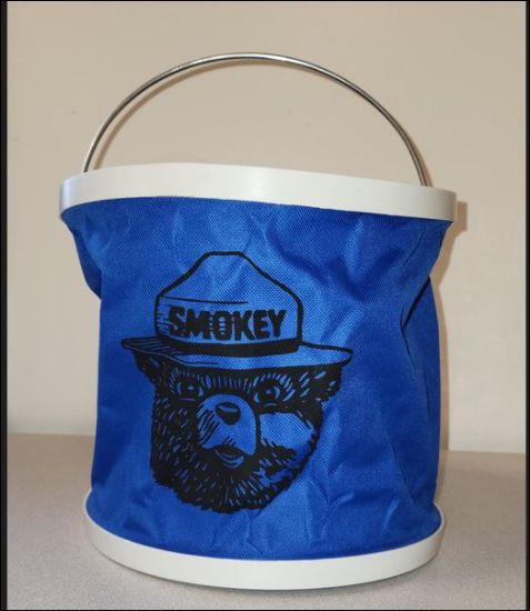 National Symbols Cache Smokey Bear Collapsible Water Buckets