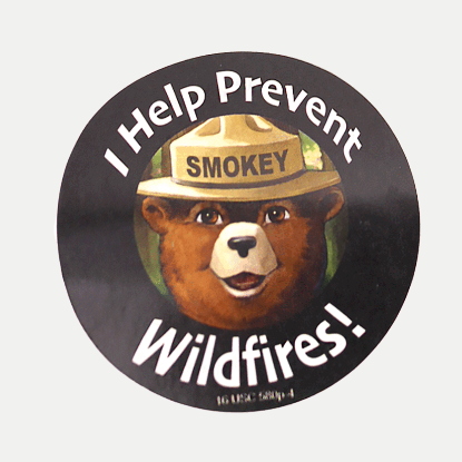 Picture of I Help Prevent Wildfires Stickers - English