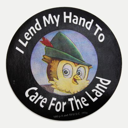 Picture of I lend My Hand to Care for the Land Stickers - English