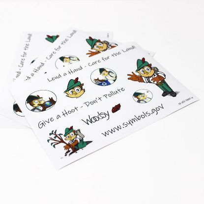 Picture of Woodsy Owl Sticker Sheets